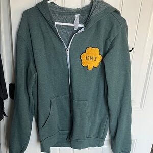 EUC Chicago green hoodie